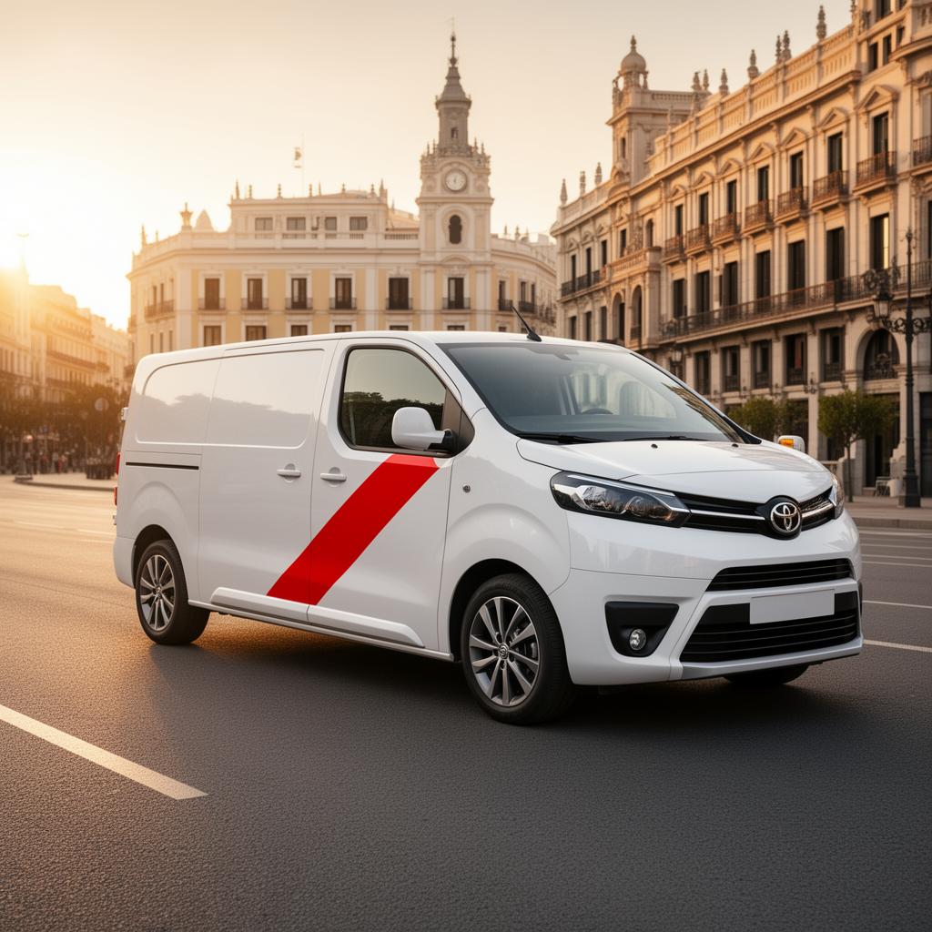 Toyota Proace Verso van from the MMG fleet